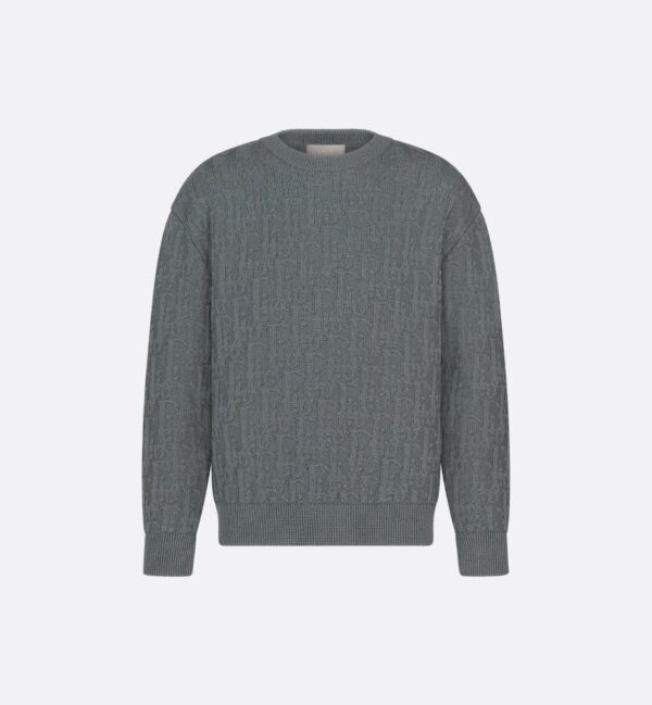 Dior Sweater Gray 'Oblique'