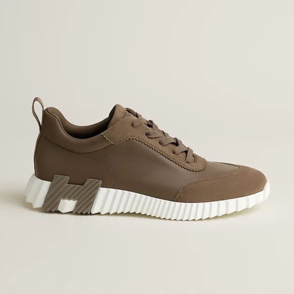 Hermes Bouncing Sneaker Leather Taupe
