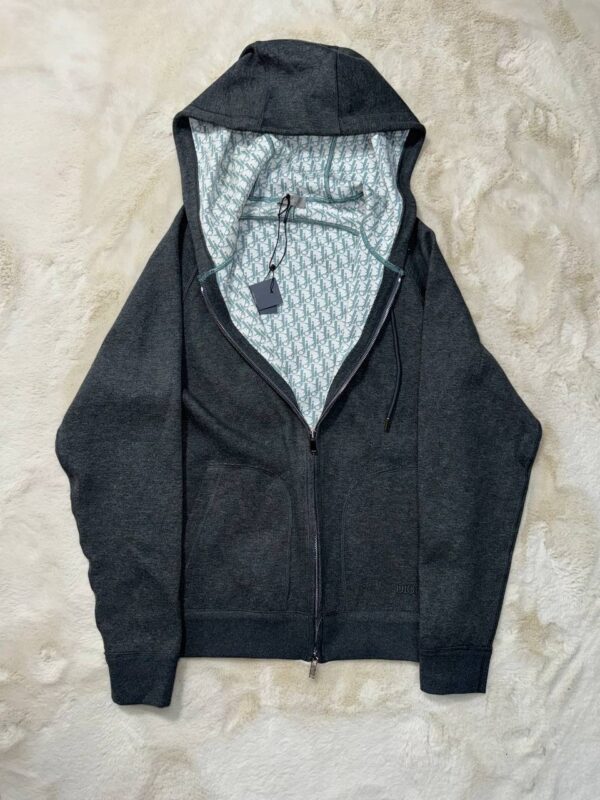 Dior Oblique Hooded Vest Dark Grey