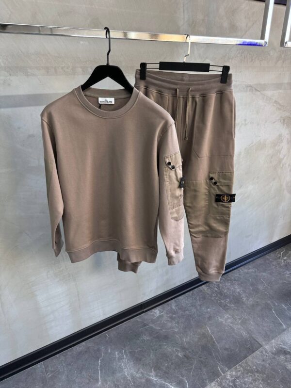 Stone island tracksuit Beige
