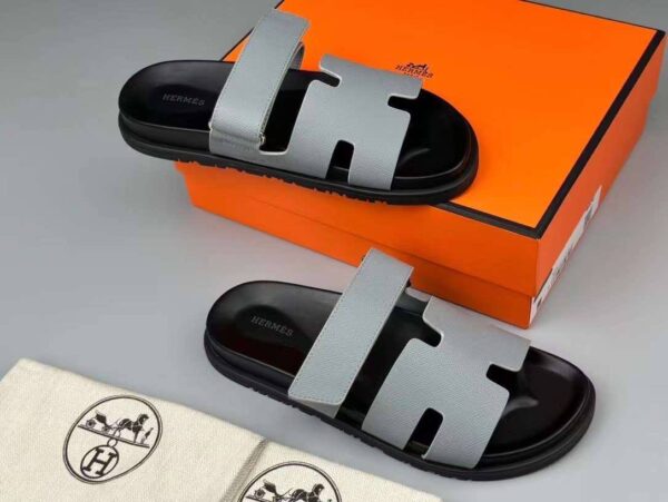 Hermes chypre sandaal Muisgrijs