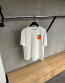 Casablanca Printed shirt White with green/orange logo