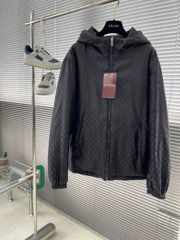 Gucci GC motive tussenjas zwart