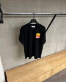 Casablanca Printed shirt Black with green/orange logo