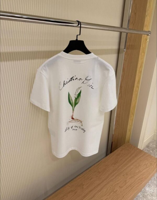 Dior lilly of the valley T shirt Wit