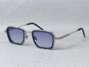 John Dalia Andre Silver Frame Blue