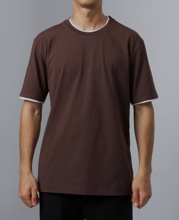 Loro piana signature T shirt Brown