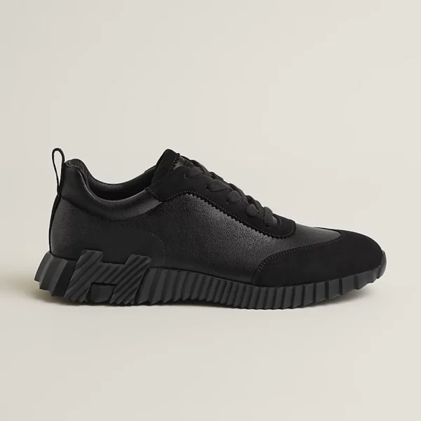 Hermes Bouncing Sneaker Black/Black Leather