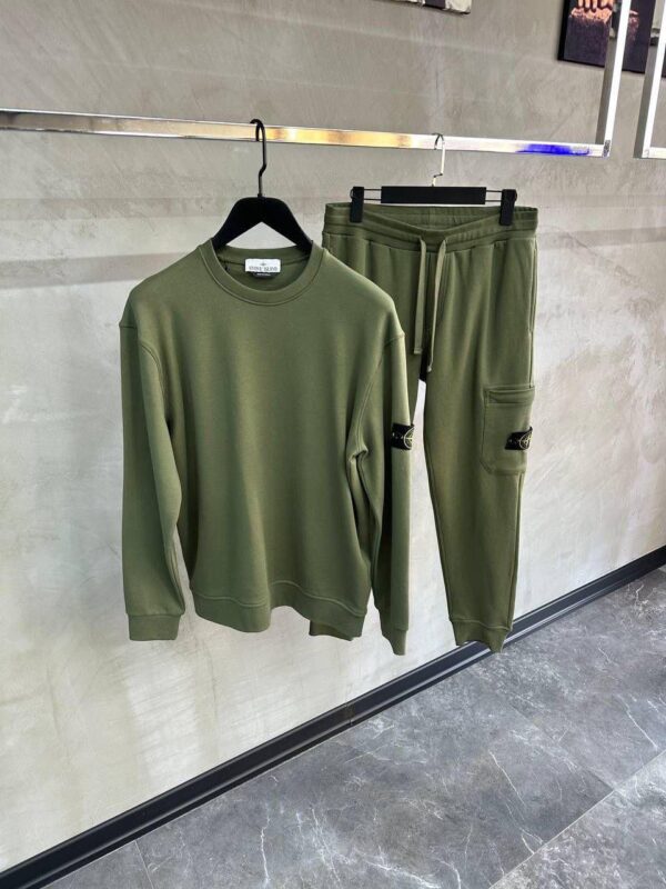 Stone island tracksuit green