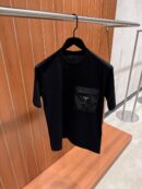 Prada Pocket T-Shirt zwart