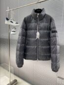 Dior Oblique winterjas grijs