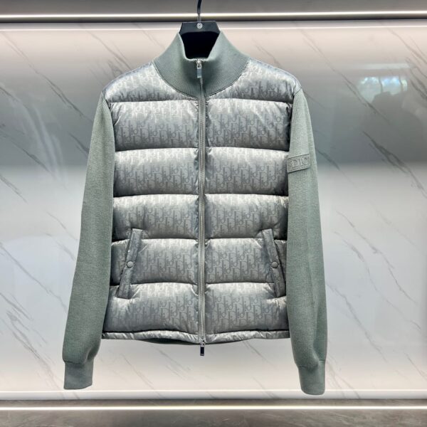 Dior Blouson Oblique Jacket Grey