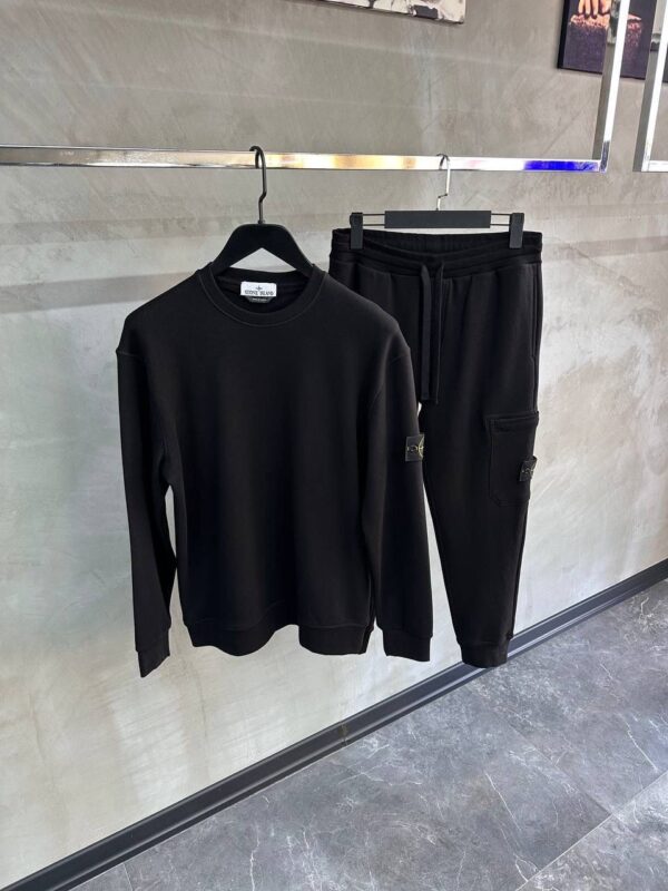 Stone island tracksuit black