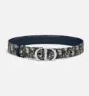 CD Belt Oblique Beige/Black