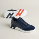 Hermes bouncing sneakers Blauw-wit leather
