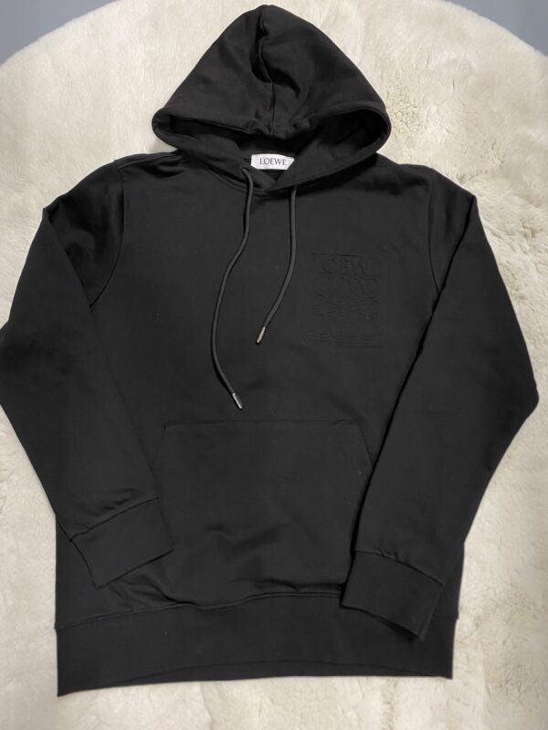 Loewe Hoodie zwart met Bedrukking