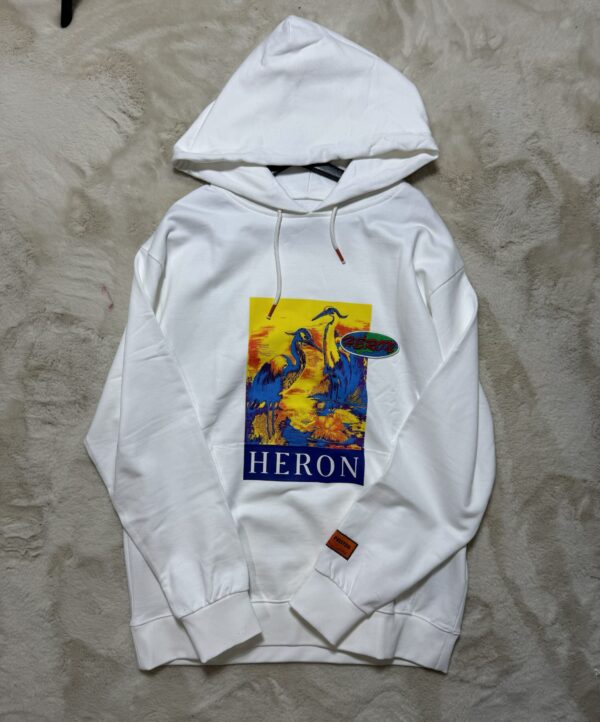 Heron Preston Hoodie Wit