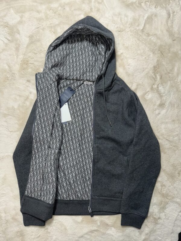 Dior Oblique Hooded Vest Anthracite monogram