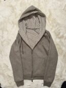 Dior Oblique Hooded Vest Taupe full monogram