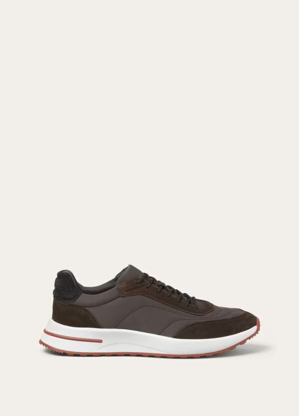 Loro Piana Week end Walk Sneakers Black Sesame