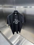 Dior T-shirt "For my real friends" Zwart