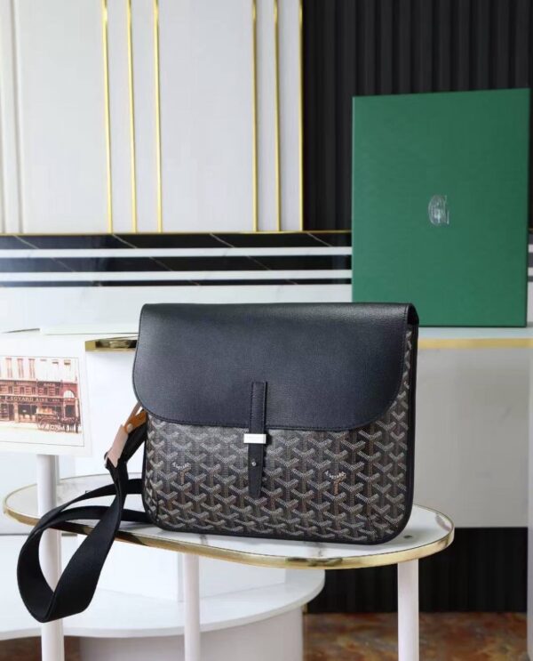Goyard Coursier Schoudertas Zwart