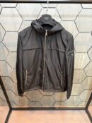 Prada zomerjas zijkant logo met capuchon zwart - S