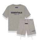 Fear of God Essentials Dark Oatmeal zomer Set