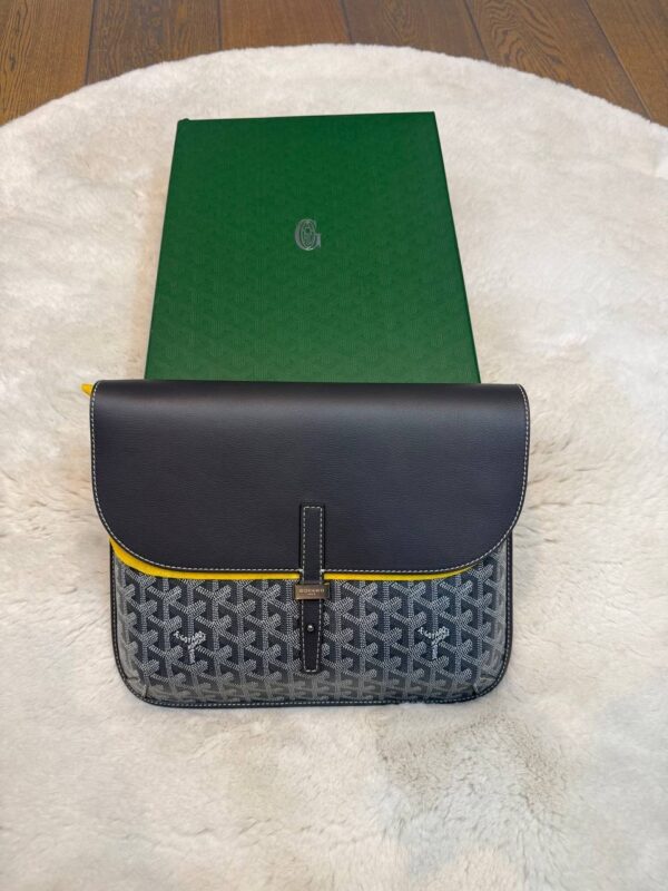 Goyard Coursier Schoudertas Grijs