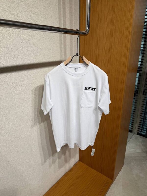 Loewe Pocket T-shirt Wit SS26