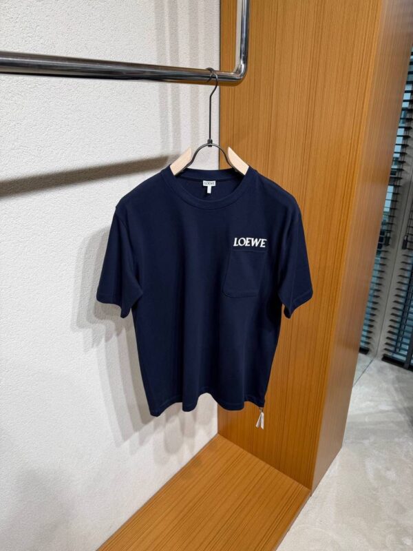 Loewe Pocket T-shirt Donkerblauw SS26