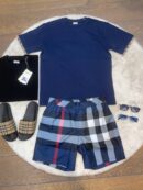 Burberry T-shirt Donkerblauw SS26