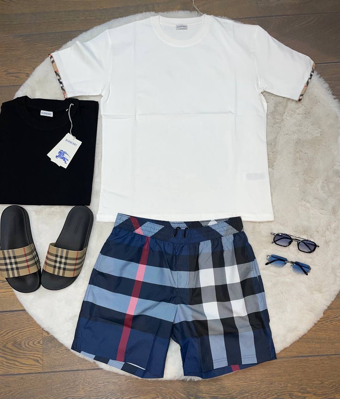 Burberry zwembroek Blauw