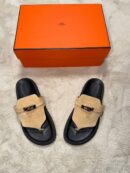 Hermes Empire Sandal Beige Camel