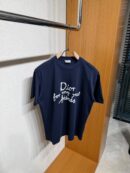 Dior T-shirt “For my real friends” Donkerblauw - L
