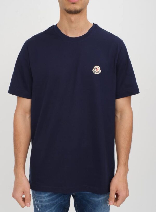 Moncler Basic T-shirt Donkerblauw
