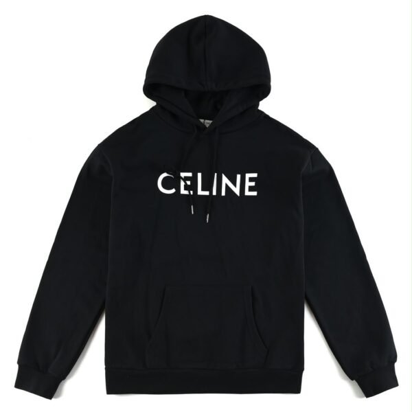 Celine signature hoodie zwart