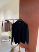 Loro Piana wollen trui polokraag Zwart