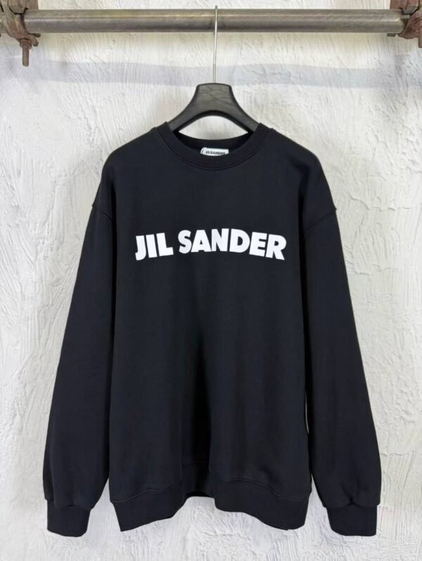 JIL SANDER sweater zwart/wit