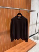 Loro Piana wollen trui donkerbruin