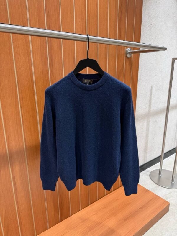 Loro Piana wollen trui donkerblauw